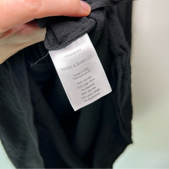 Veronica Beard Sierra Tie Front Dress Black Size 4 - Picture 8 of 12